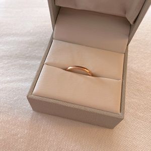 Blue Nile 14k Rose Gold Wedding Band